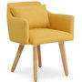 Voir la diapositive 1 : Paris Prix Fauteuil Scandinave  Alan  70cm Jaune
