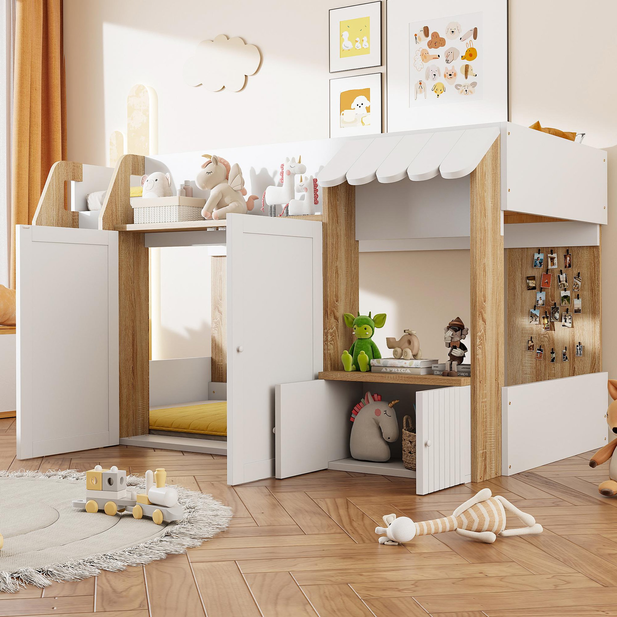 Voir la diapositive 5 : MERAX Lit mezzanine enfant