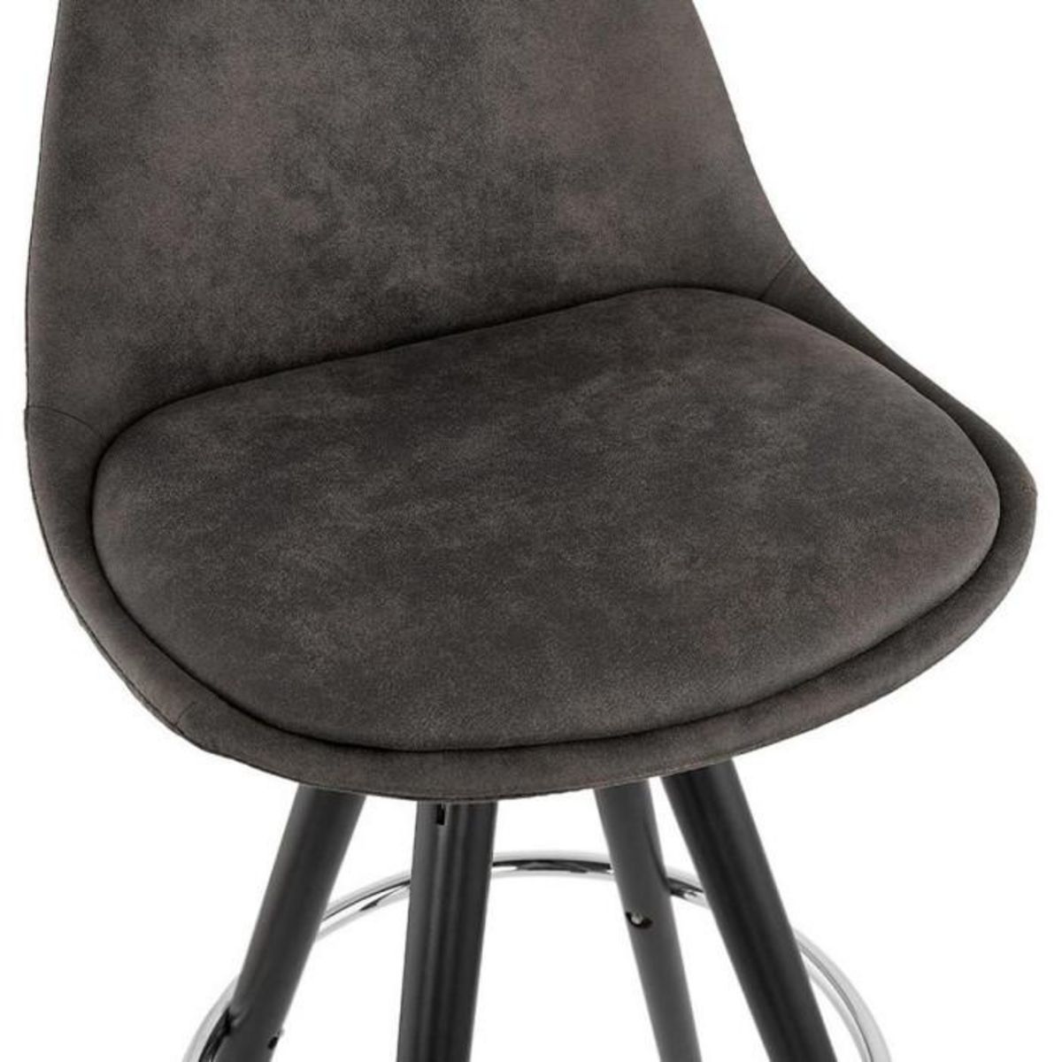 Paris Prix Tabouret de Bar Scandinave  Miro  87cm Gris & Noir