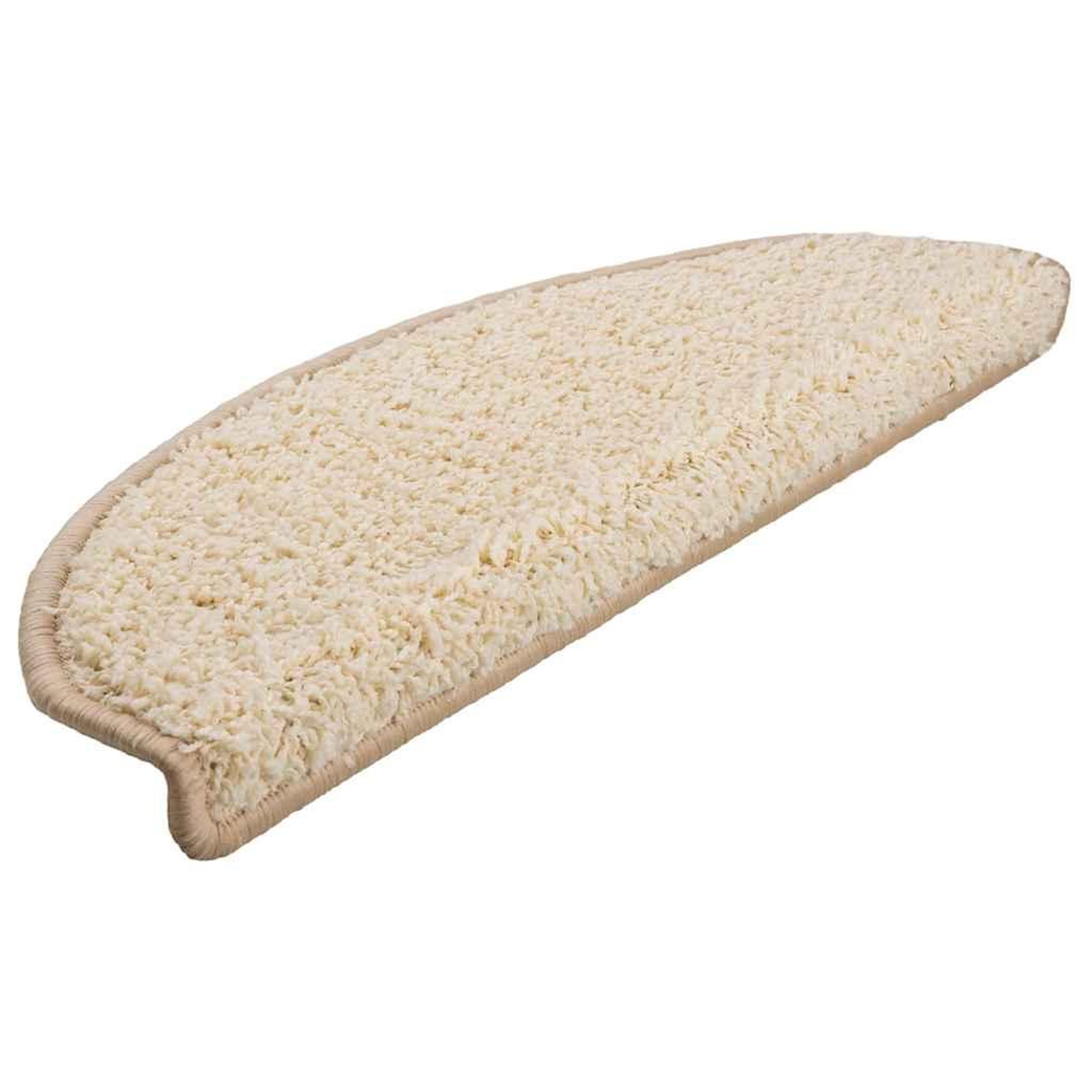 Voir la diapositive 2 : VIDAXL Tapis d'escalier 30 pcs creme 65x21x4 cm