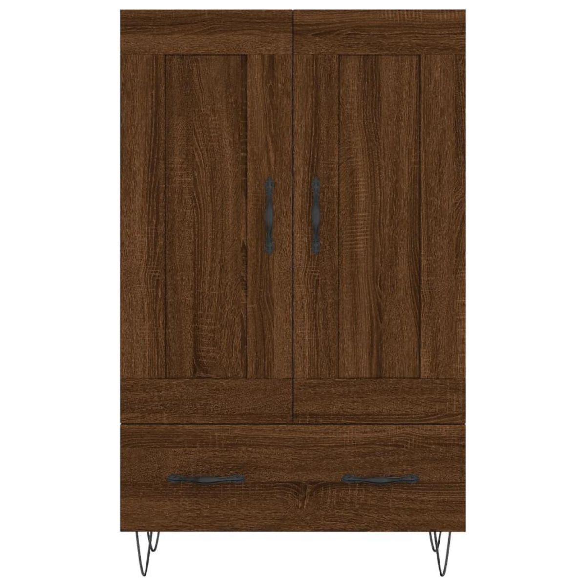 VIDAXL Buffet haut chene marron 69,5x31x115 cm bois d'ingenierie