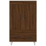 Voir la diapositive 5 : VIDAXL Buffet haut chene marron 69,5x31x115 cm bois d'ingenierie