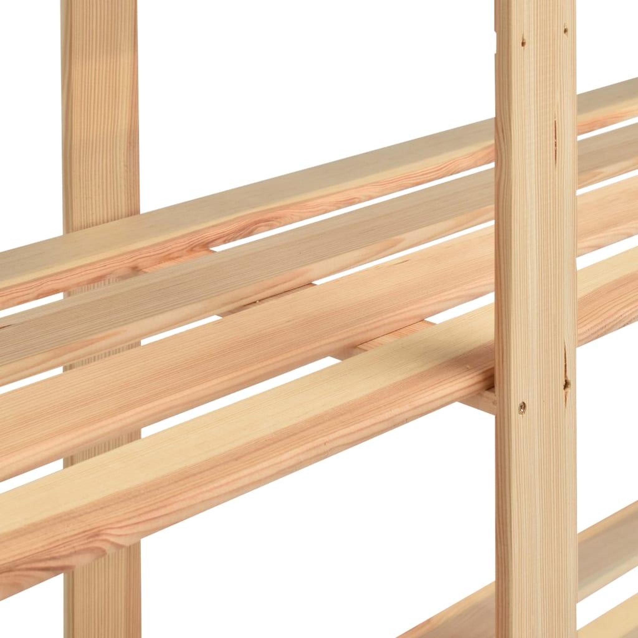 Voir la diapositive 5 : VIDAXL Etagere de stockage 5 niveaux 170x38x170 cm Pin solide 500 kg