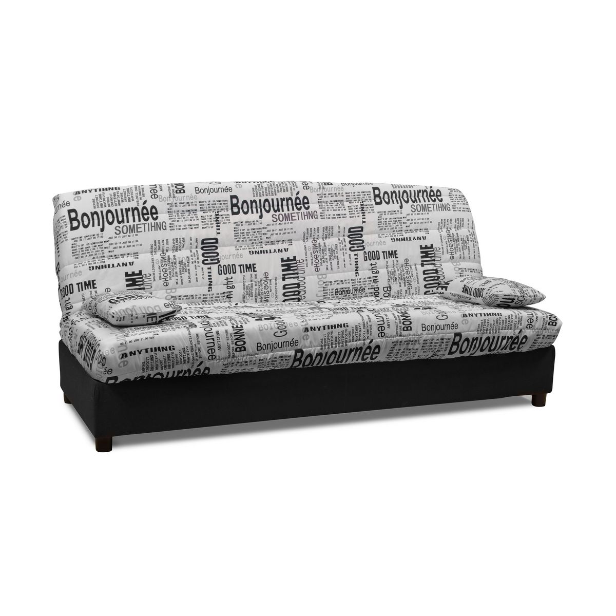Banquette CLIC CLAC BONJOURNÉE matelas 9 cm mousse 21 kg/m3