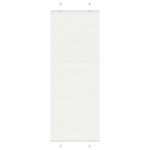 VIDAXL Store plisse blanc 80x200 cm largeur du tissu 79,4 cm polyester