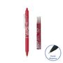 Voir la diapositive 2 : PILOT Lot 1 stylo roller effaçable rechargeable pointe moyenne FriXion Ball rouge + 3 recharges effaçables rouges FriXion Ball