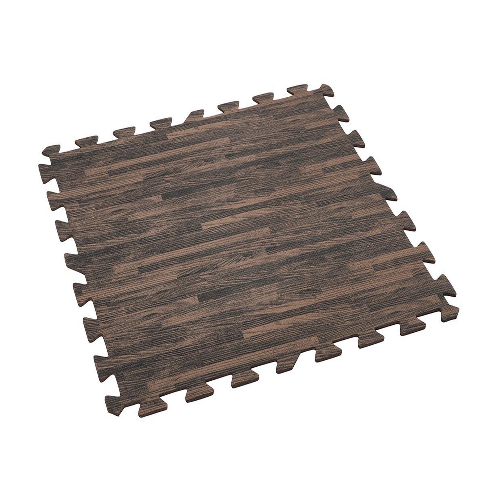Voir la diapositive 3 : BESTWAY Lot de 12 dalles de protection de sol en mousse 50,8 x 50,8 cm effet bois pour piscine et spa - Bestway