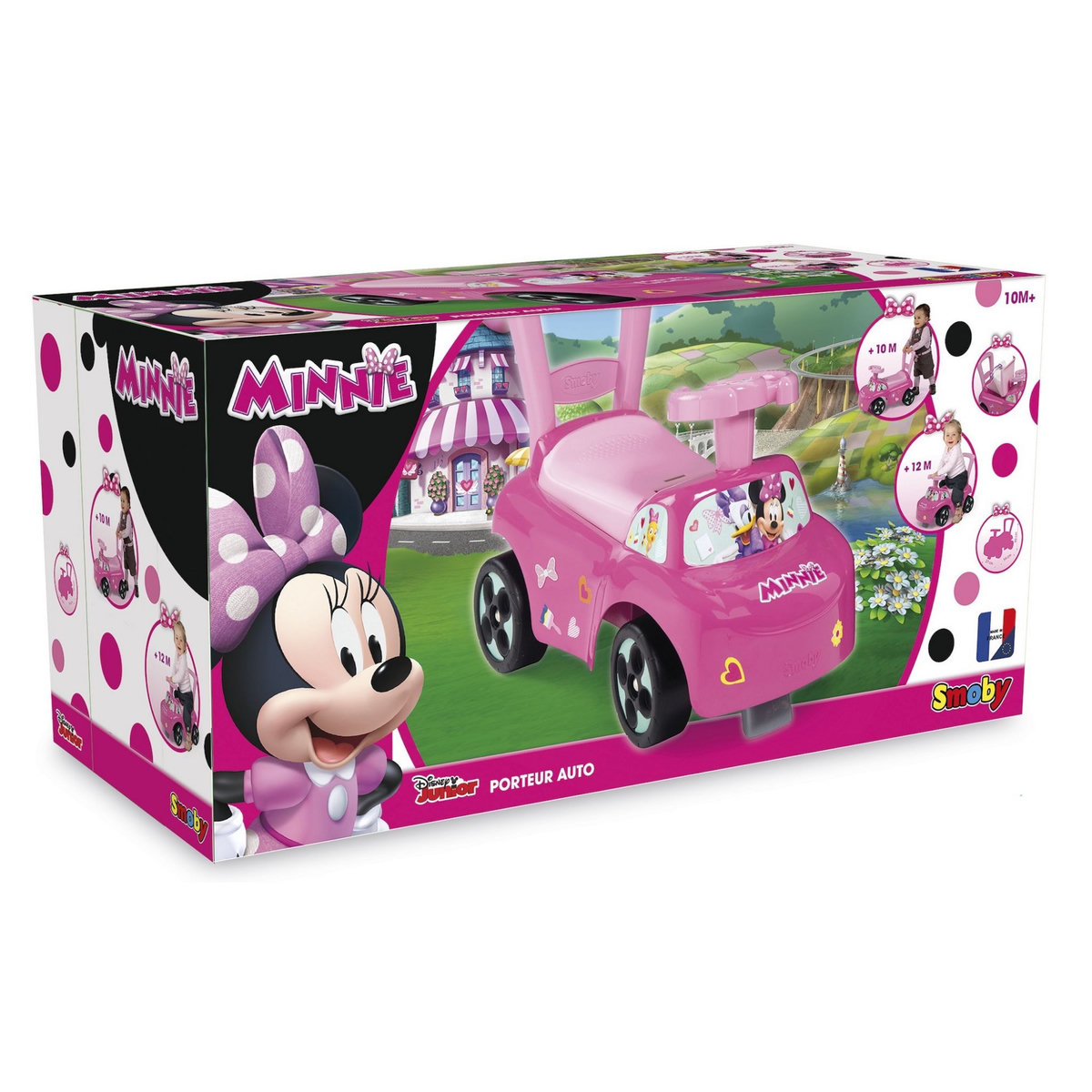 SMOBY Minnie Porteur Auto Disney Baby