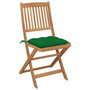 Voir la diapositive 2 : VIDAXL Chaises pliables de jardin lot de 2 avec coussins Bois d'acacia