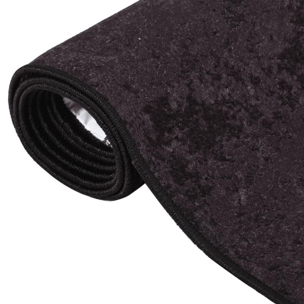 VIDAXL Tapis lavable antiderapant 80x150 cm Anthracite