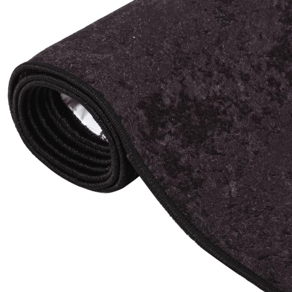 VIDAXL Tapis lavable antiderapant 80x150 cm Anthracite
