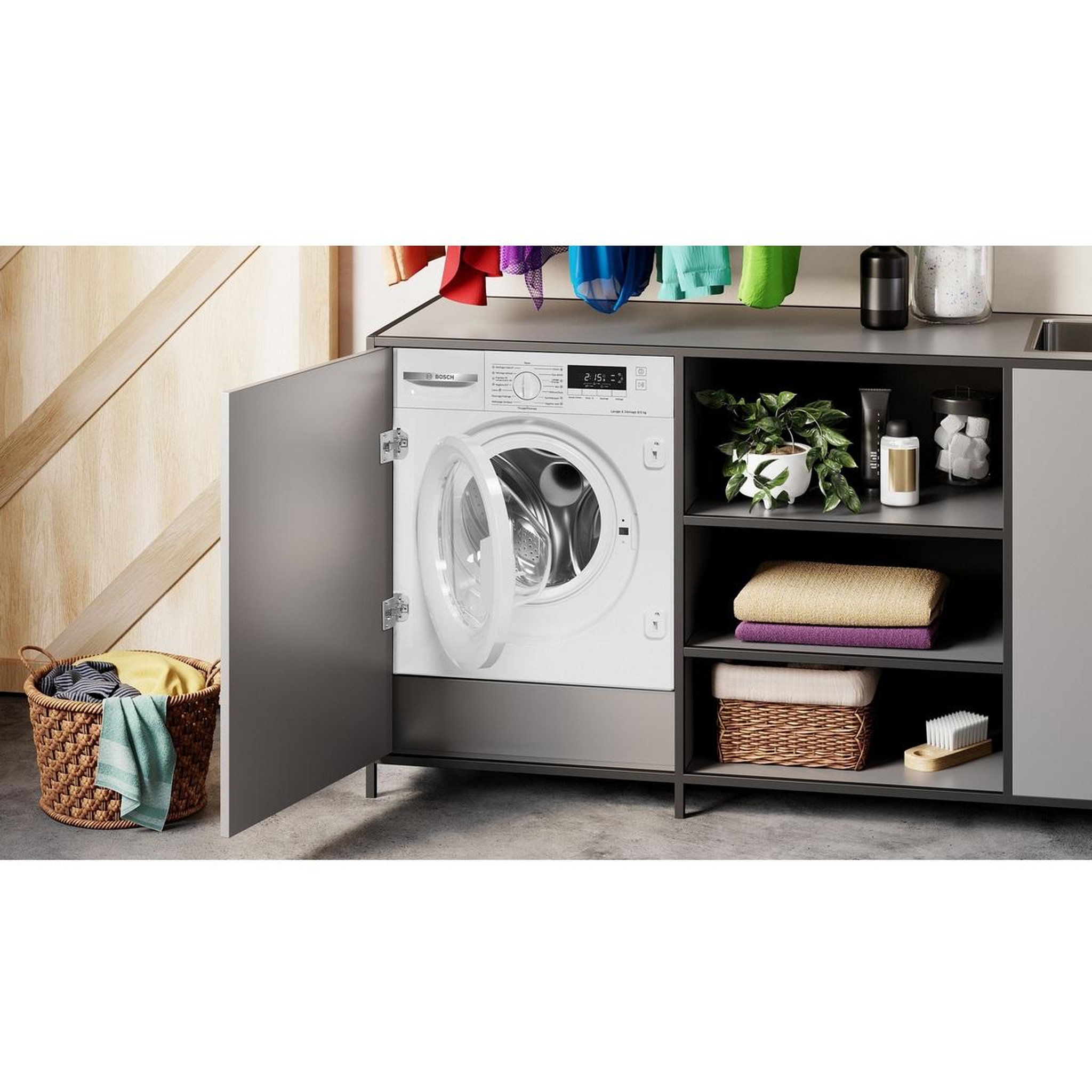 Voir la diapositive 3 : BOSCH Lave-linge séchant intégrable 8/5kg 1400 tr/min - wkd28260fr