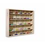Voir la diapositive 1 : Vitrine pour miniatures coloris chêne ULLI