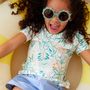 Voir la diapositive 5 : Petit Béguin T-shirt bébé à manches courtes Patroika