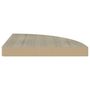 Voir la diapositive 5 : VIDAXL Etageres d'angle flottantes 4 pcs chene 35x35x3,8 cm MDF