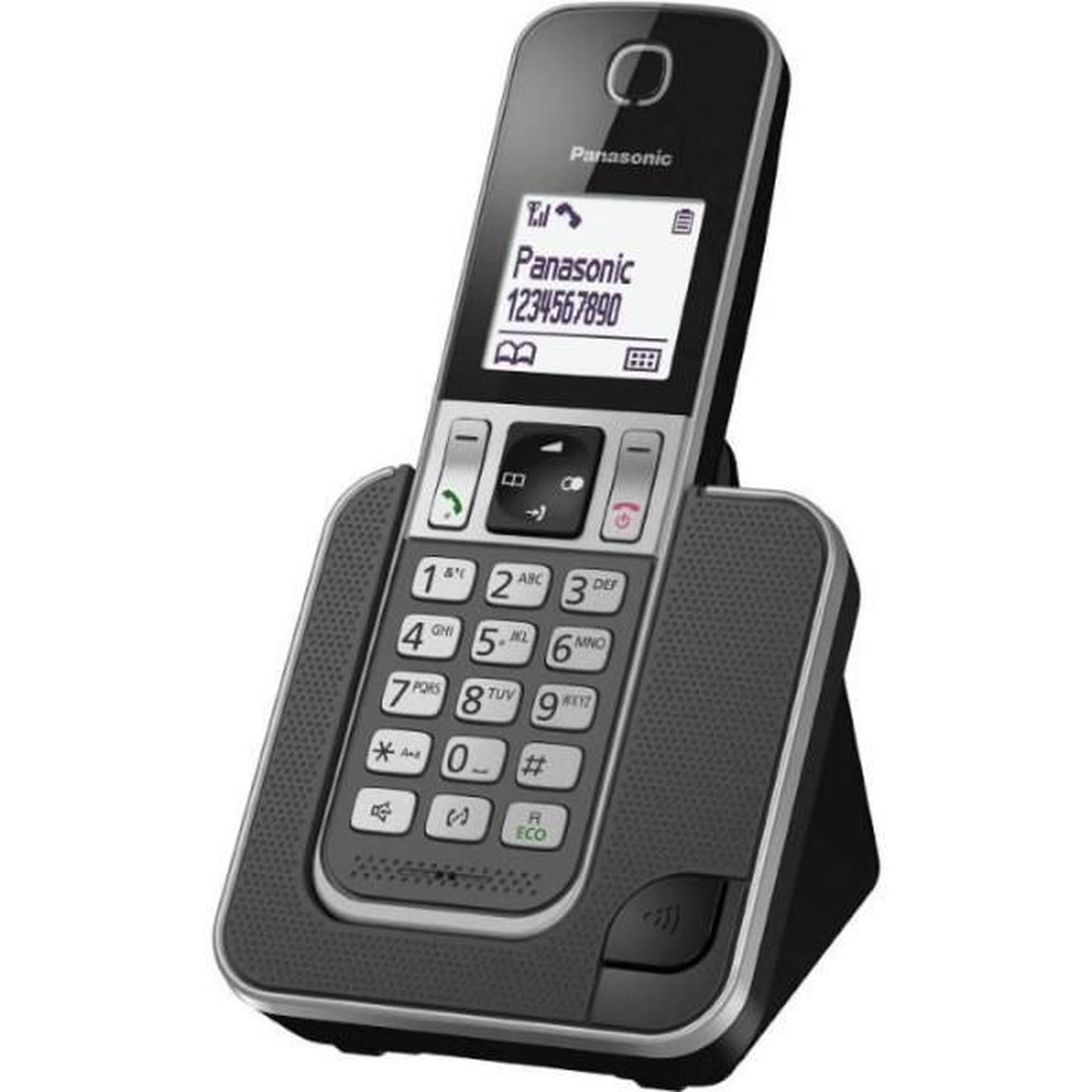 Voir la diapositive 2 : PANASONIC Téléphone sans fil dect gris - kxtgd310frg