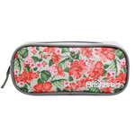 Bagtrotter BAGTROTTER Trousse scolaire rectangulaire Offshore Grise Fleurs