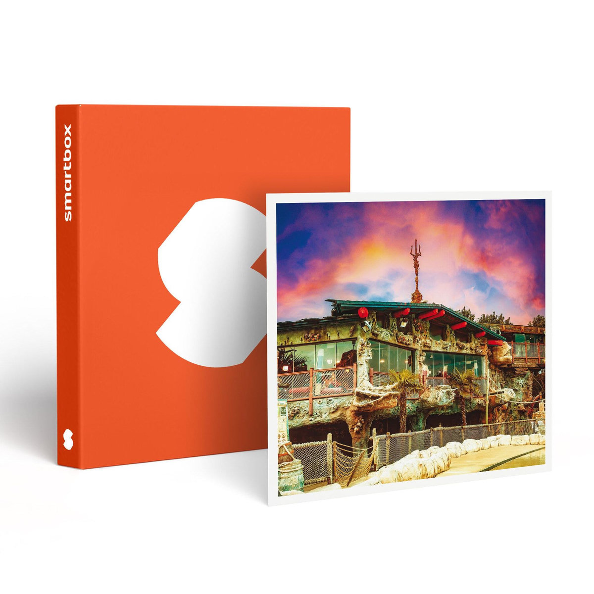 Smartbox Journée en famille : 4 entrées pour le parc aquatique Pirates World au Cap d'Agde - Coffret Cadeau Sport & Aventure