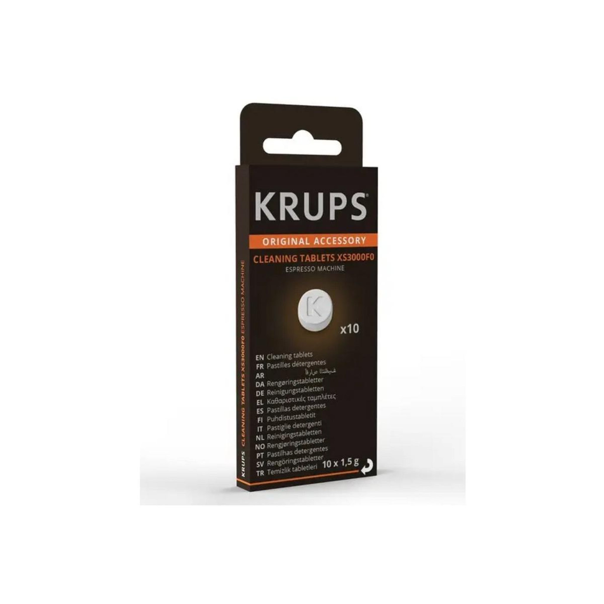 Voir la diapositive 3 : KRUPS Pastille x10 pastilles de nettoyage machine café