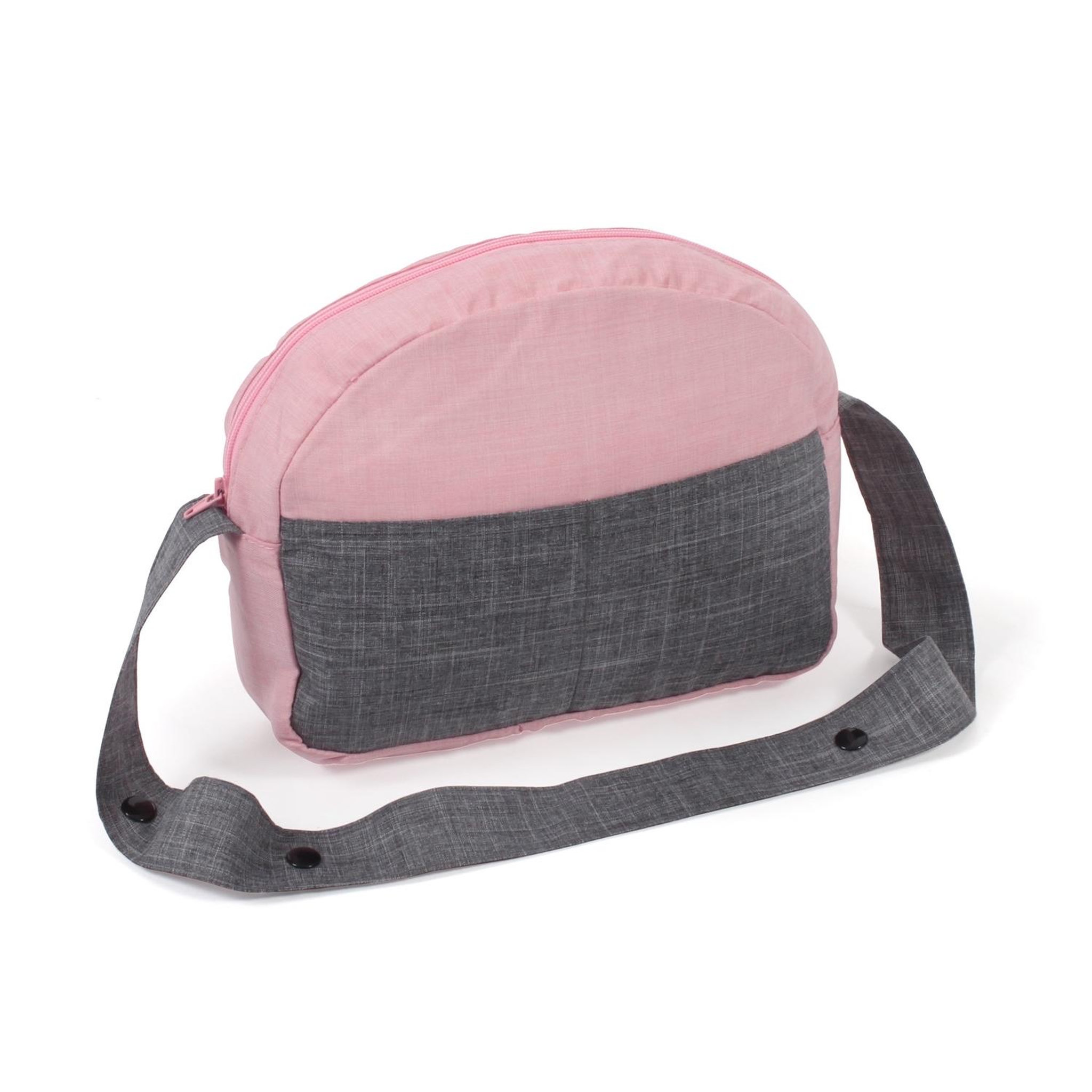 BAYER CHIC 2000 Sac à langer pour poussettes de poupées gris rose