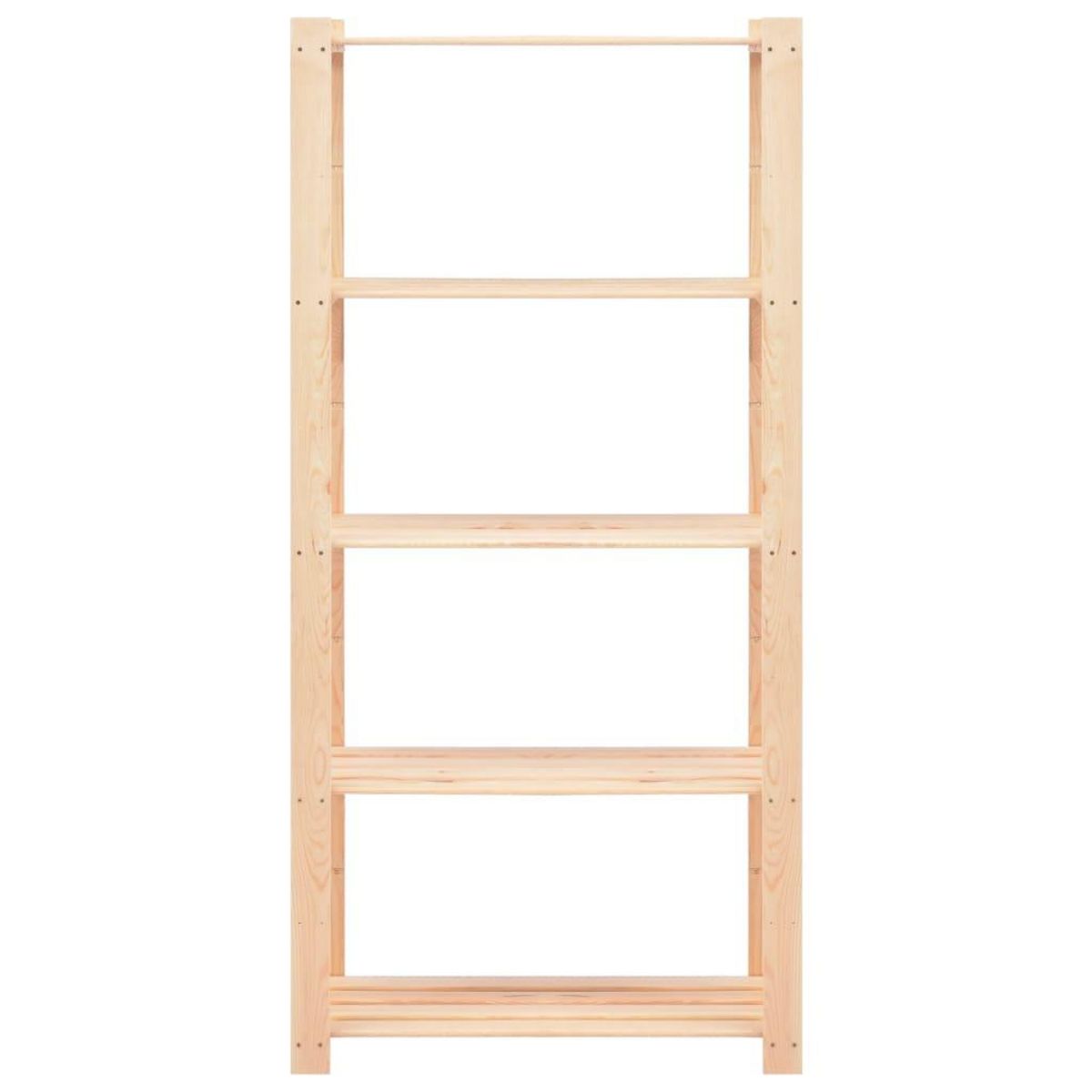 VIDAXL Etageres de rangement a 5 niveaux 2 pcs 80x38x170 cm 250 kg