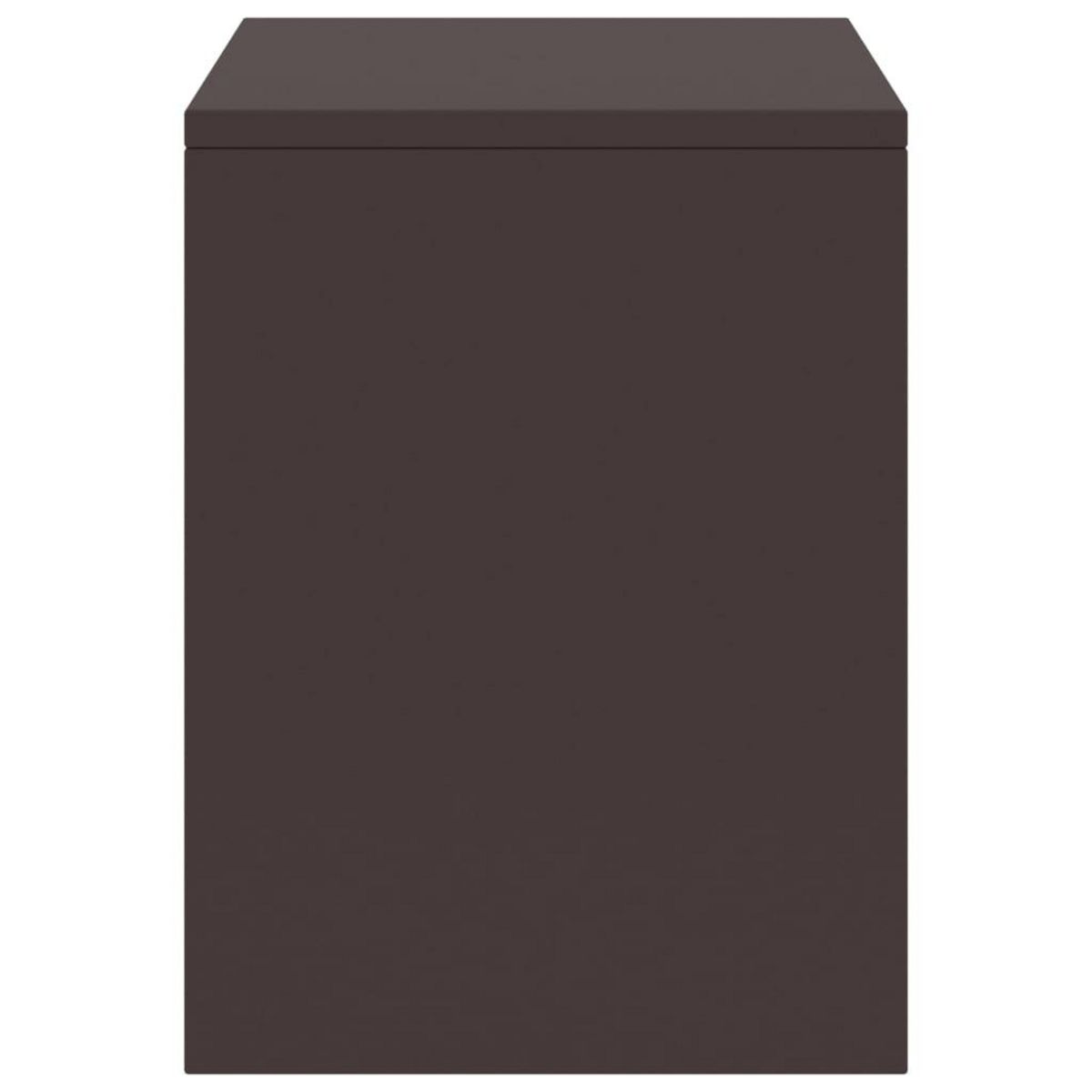 VIDAXL Tables de chevet 2 pcs Marron fonce 35x30x40 cm Bois de pin