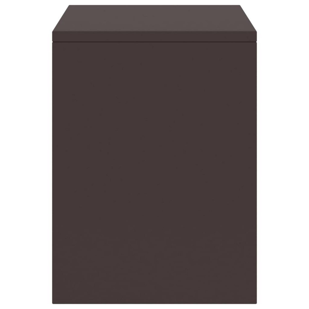 VIDAXL Tables de chevet 2 pcs Marron fonce 35x30x40 cm Bois de pin