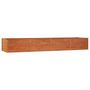Voir la diapositive 2 : VIDAXL Lit sureleve de jardin rouille 320x80x45 cm acier corten