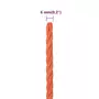 VIDAXL Corde de travail Orange 6 mm 50 m Polypropylene
