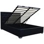 Voir la diapositive 4 : Habitat et Jardin Lit double avec coffre  Tino  - 140 × 190 cm - Noir