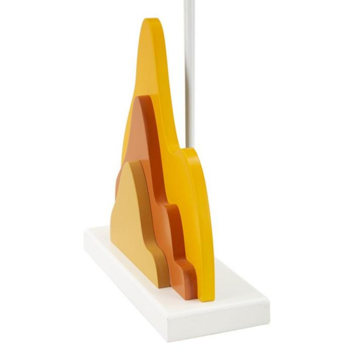 Paris Prix Lampe à Poser Déco  Flamme  57cm Multicolore