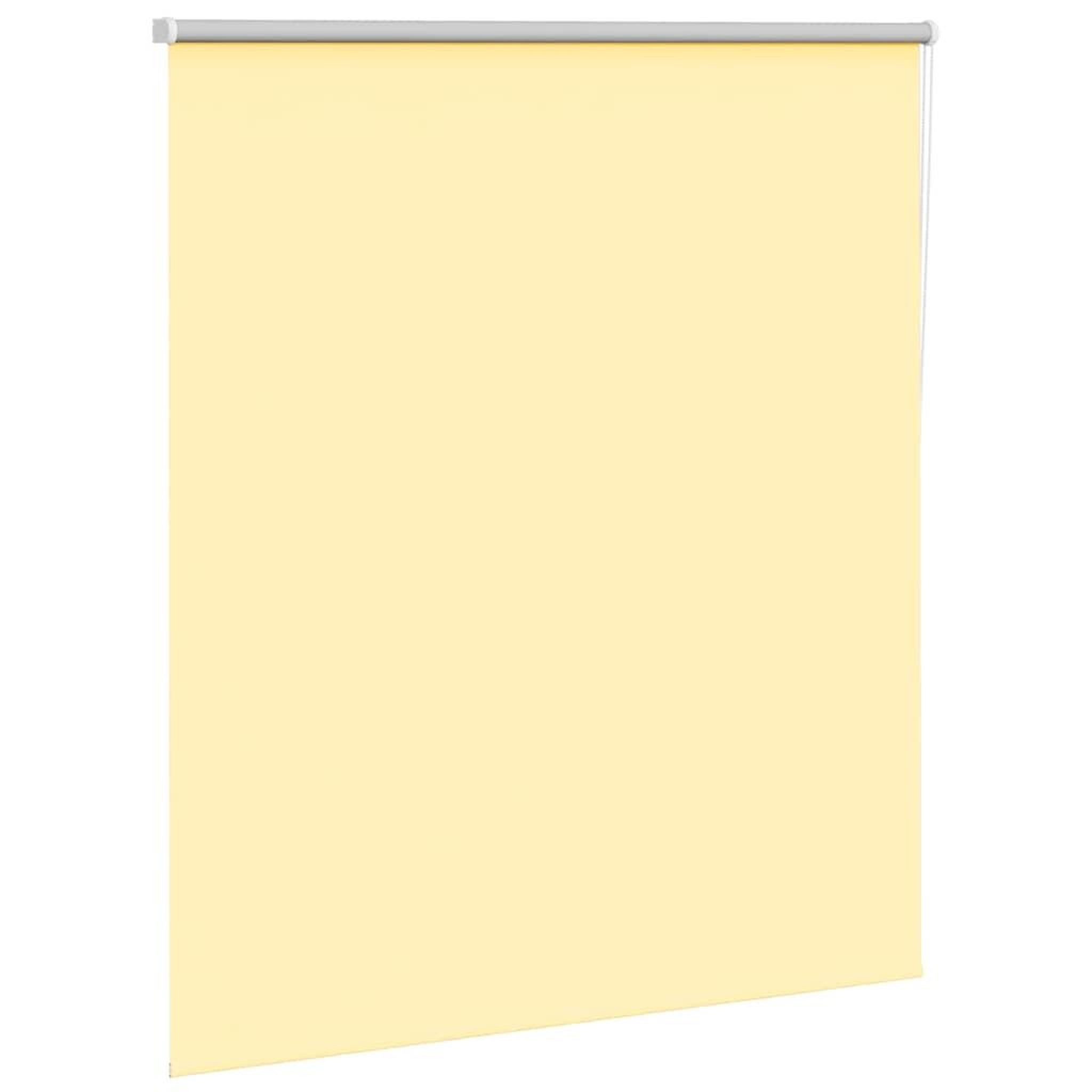 Voir la diapositive 3 : VIDAXL Store enrouleur occultant jaune largeur du tissu 116,6 cm