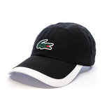 Lacoste Casquette Blanche/Noire Mixte Lacoste RK5398. Coloris disponibles : Noir