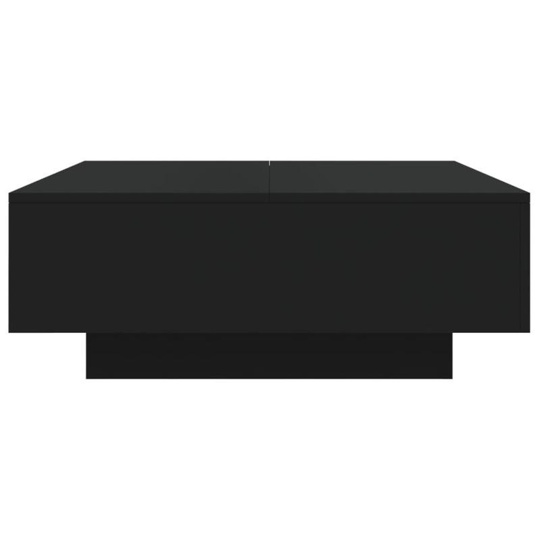Voir la diapositive 6 : VIDAXL Table basse noir 80x80x31 cm bois d ingénierie