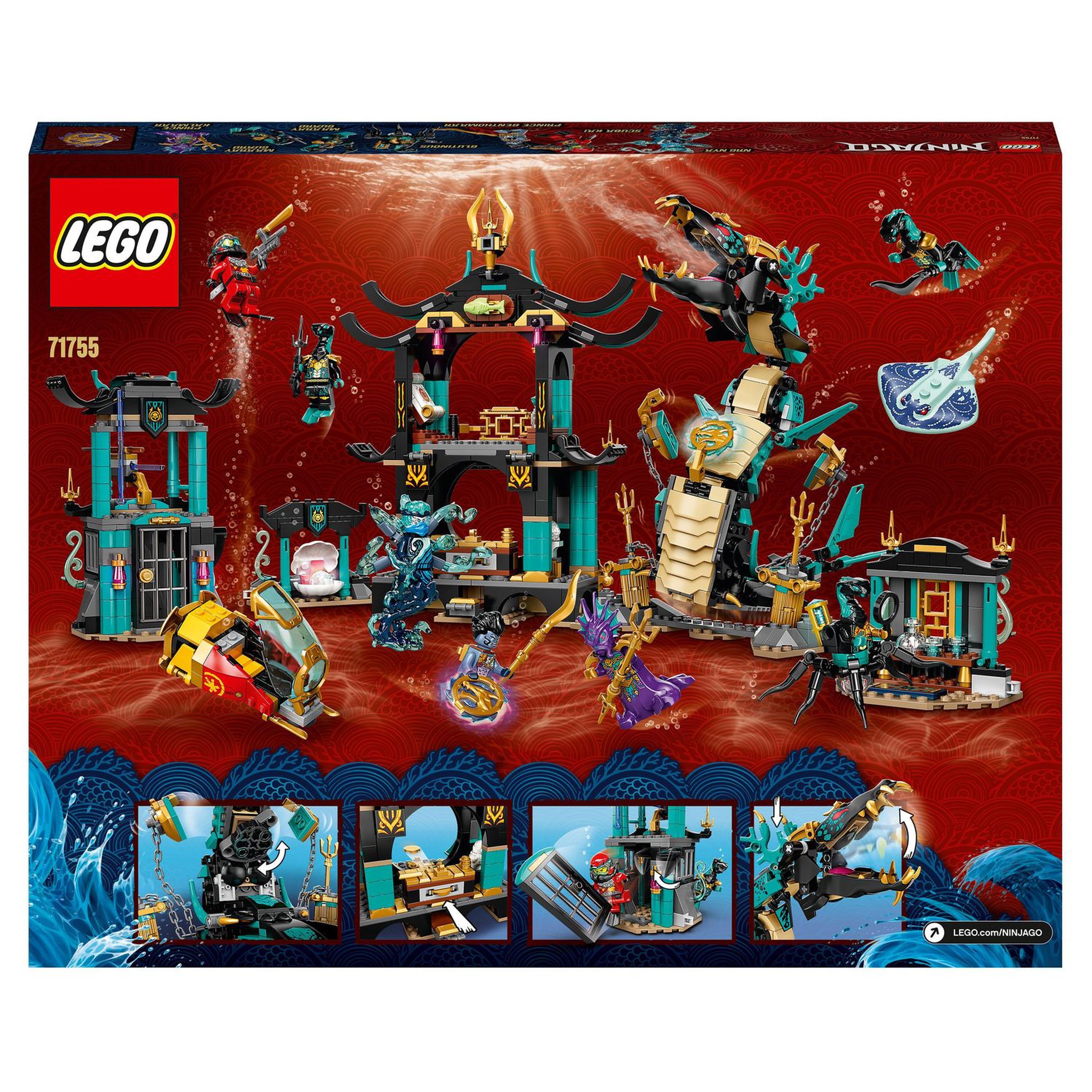 Voir la diapositive 8 : LEGO NINJAGO 71755 - Le temple de la Mer sans fin dès 9 ans