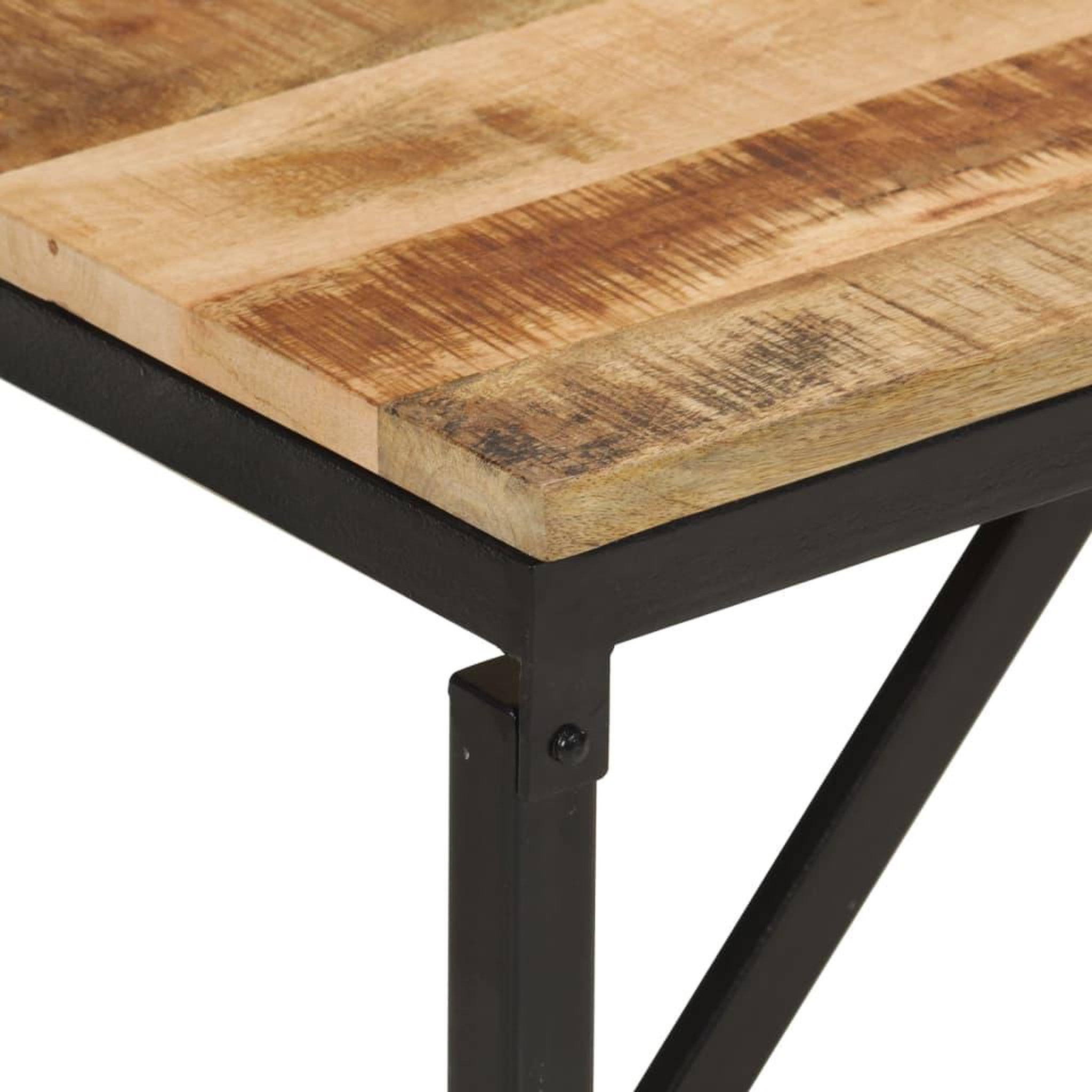 Voir la diapositive 5 : VIDAXL Banc 160x35x46 cm bois massif de manguier
