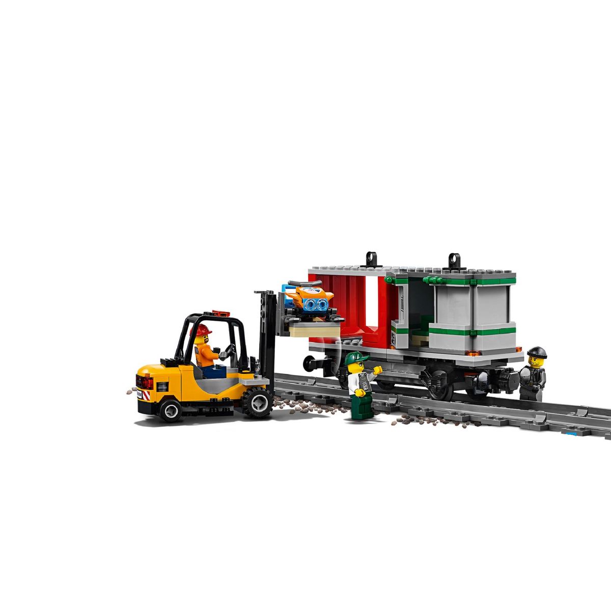 LEGO City 60198 - Le train de marchandises télécommandé