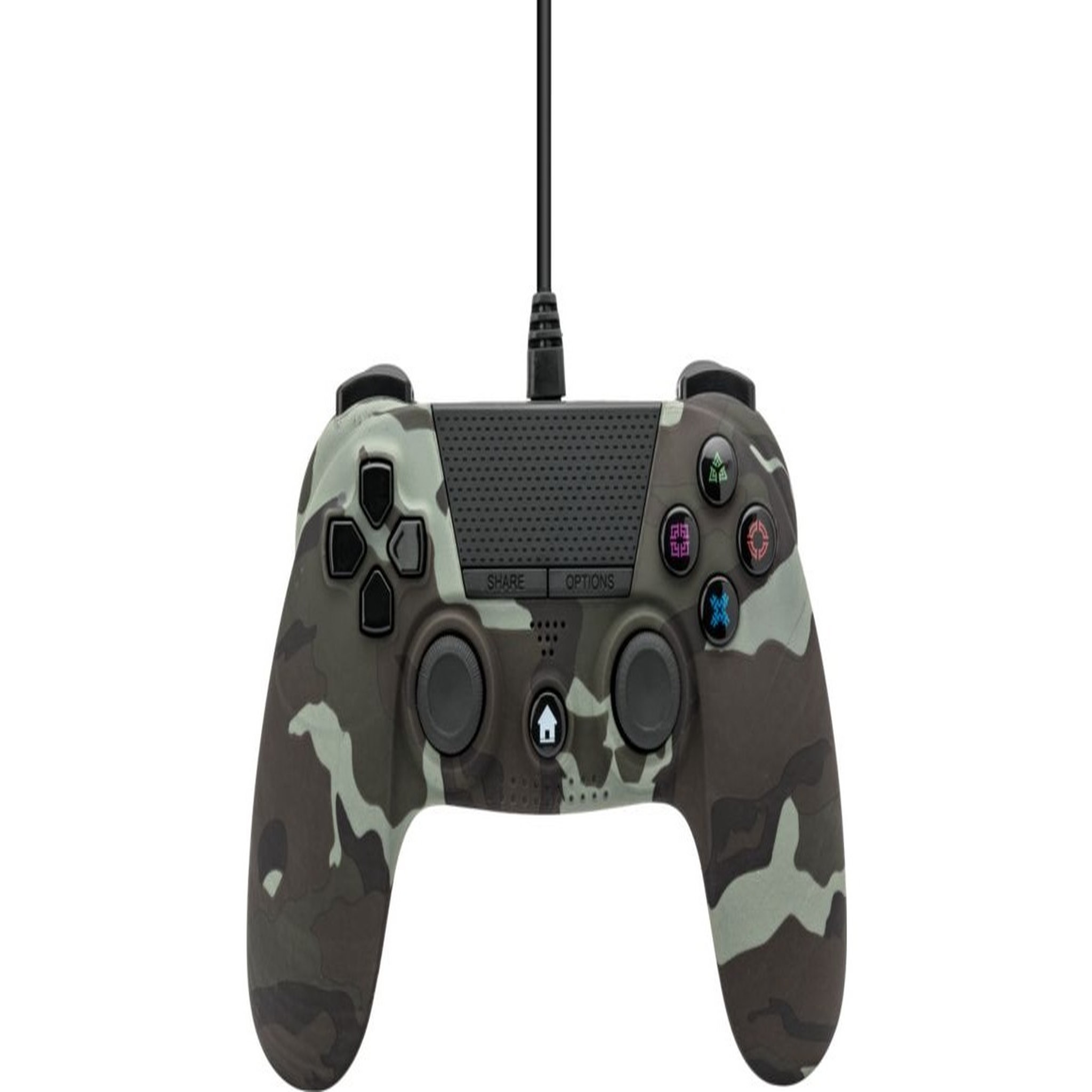 Voir la diapositive 2 : PROXIMA Manette filaire camouflage PS4