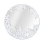 Paris Prix Miroir Mural Design  Butterfly  62cm Blanc