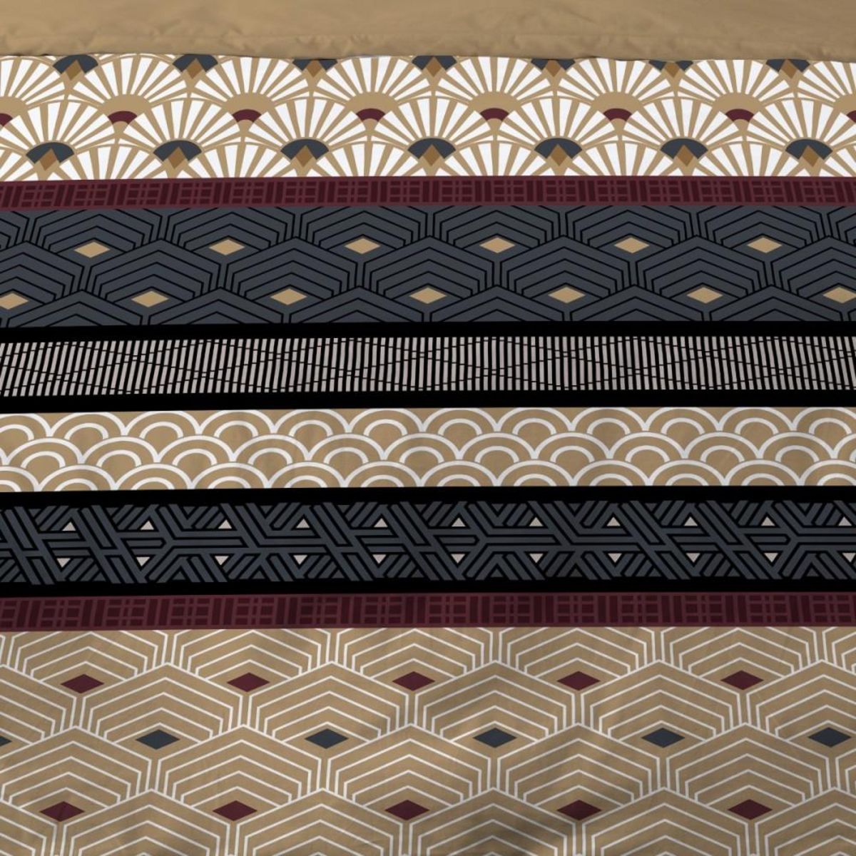 Dourev Housse de couette 240x220 SELIM + 2 taies