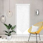 SOLEIL D'OCRE Voilage porte fenêtre OSAKA, par Soleil d'Ocre. Coloris disponibles : Blanc