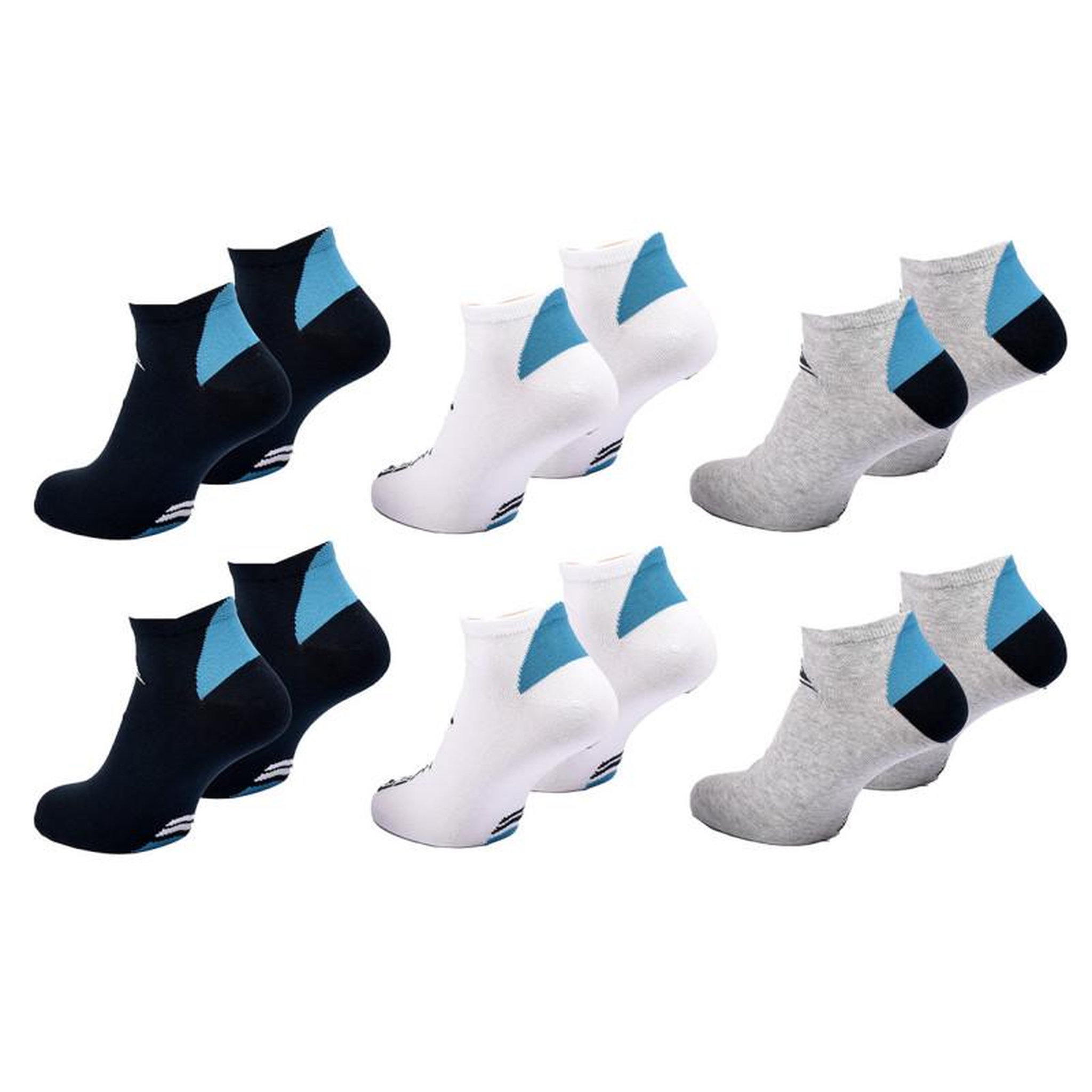 Voir la diapositive 4 : QUIKSILVER Quiksilver pack de chaussettes homme sneaker– lot 6 paires sport