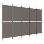 Voir la diapositive 2 : VIDAXL Cloison de separation 5 panneaux Anthracite 250x180 cm Tissu