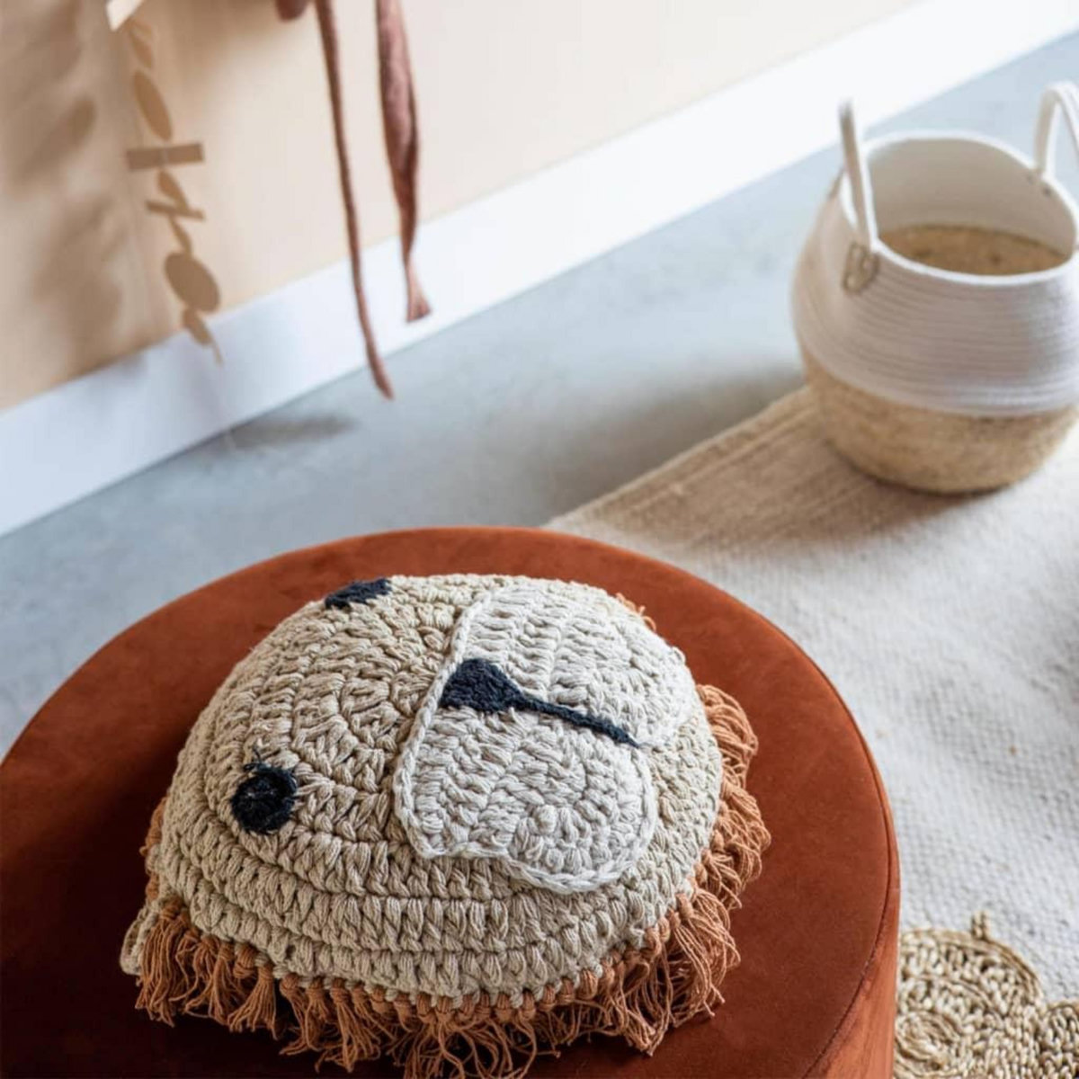 KidsDepot KidsDepot Coussin pour enfants Lion 38 cm Coton