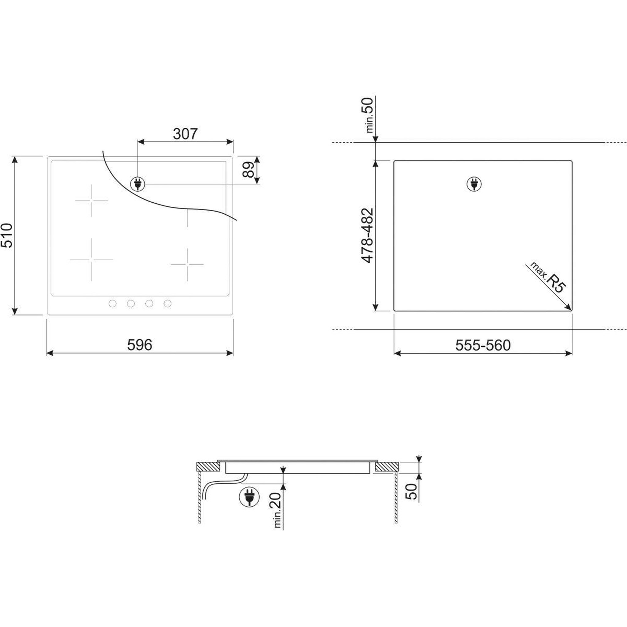Voir la diapositive 4 : SMEG Plaque induction si964nm victoria