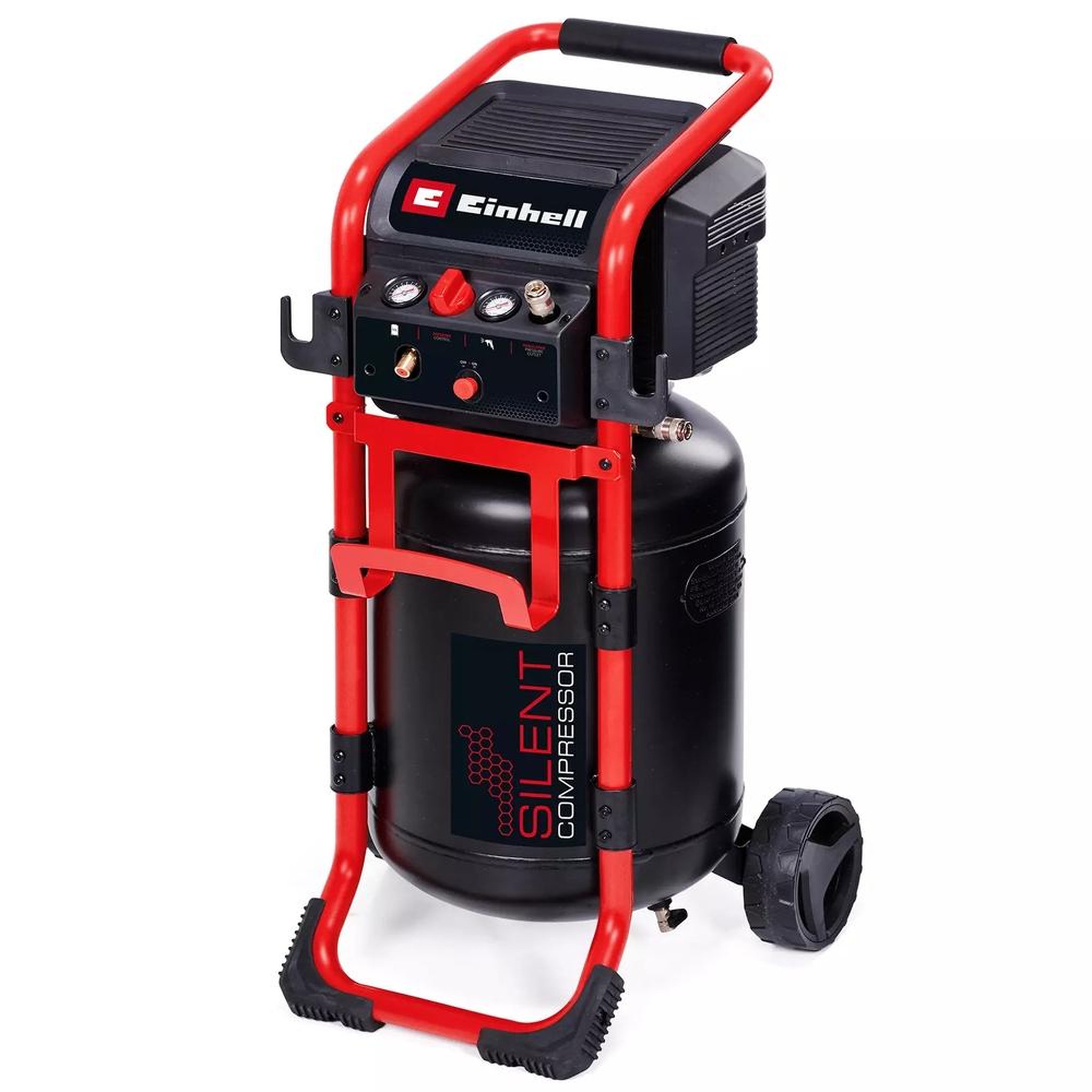 Einhell Compresseur silencieux te-ac 270/50 silent - 1650w - 270l/min - 10 bar - cuve 50l - 70db