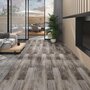 Voir la diapositive 1 : VIDAXL Dalles de plancher PVC 5,02 m^2 2 mm autoadhesif marron bois mat