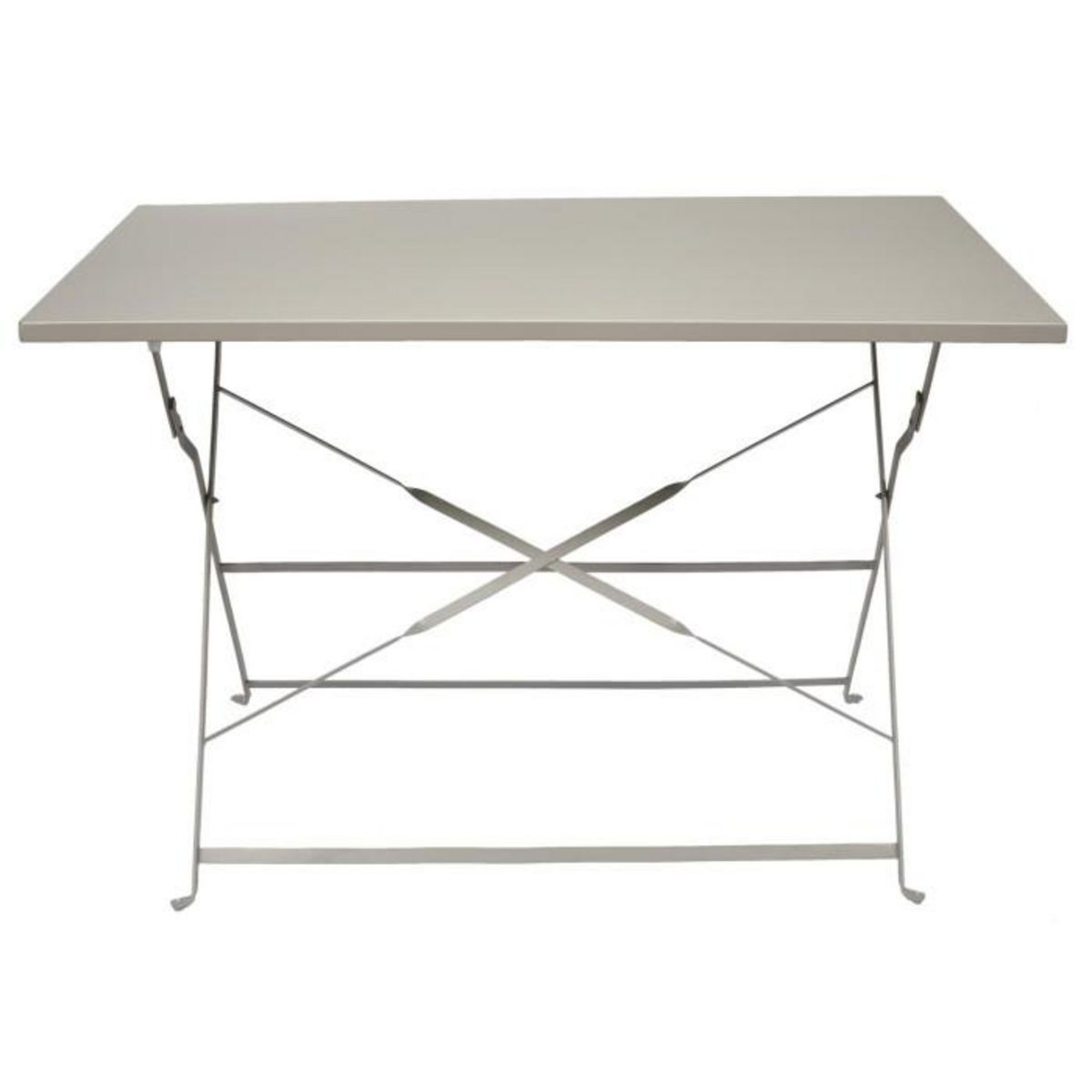 Paris Prix Table de Jardin Pliante  Palerme  110cm Taupe