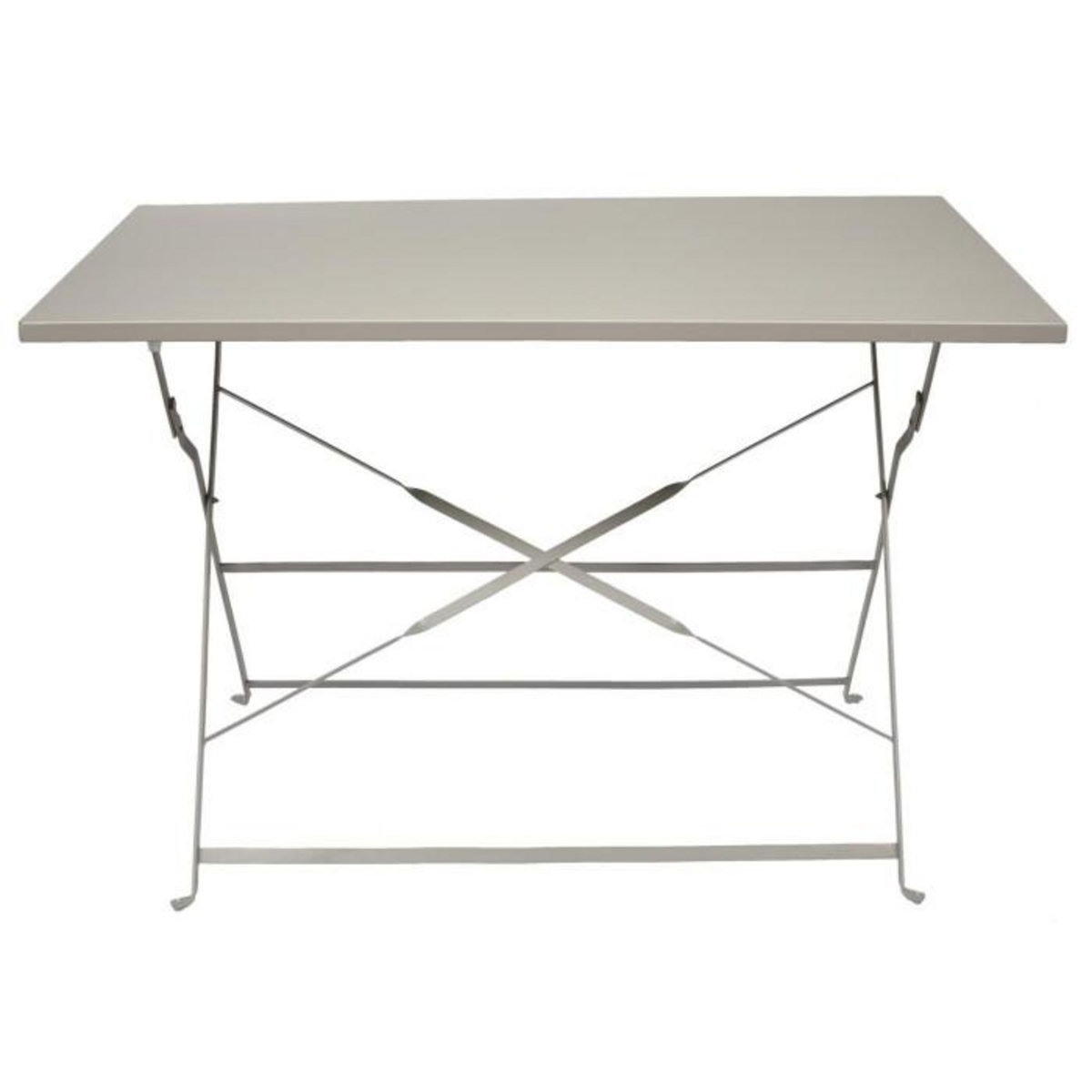 Paris Prix Table de Jardin Pliante  Palerme  110cm Taupe