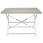 Voir la diapositive 2 : Paris Prix Table de Jardin Pliante  Palerme  110cm Taupe